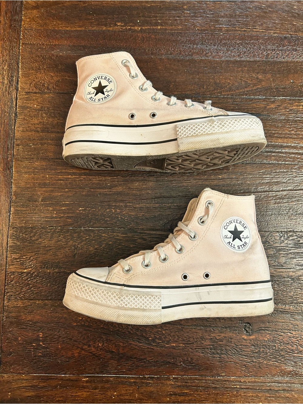 Converse Chuck Taylor All Star Lift Platform Sneaker- Light Pink - Picture 4 of 10